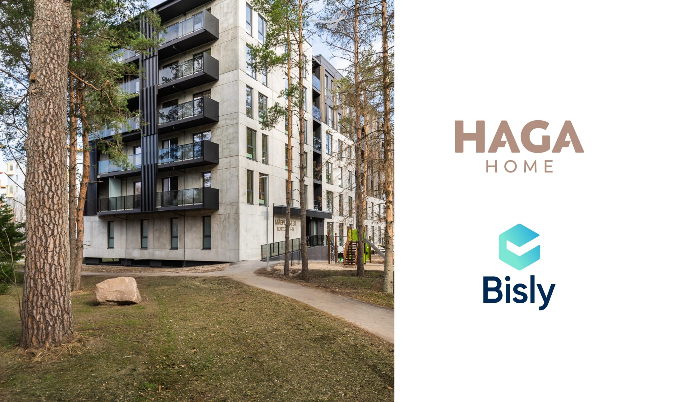 Zusammenarbeit zwischen Haga Home und Bisly führt zum smarten Mietshaus