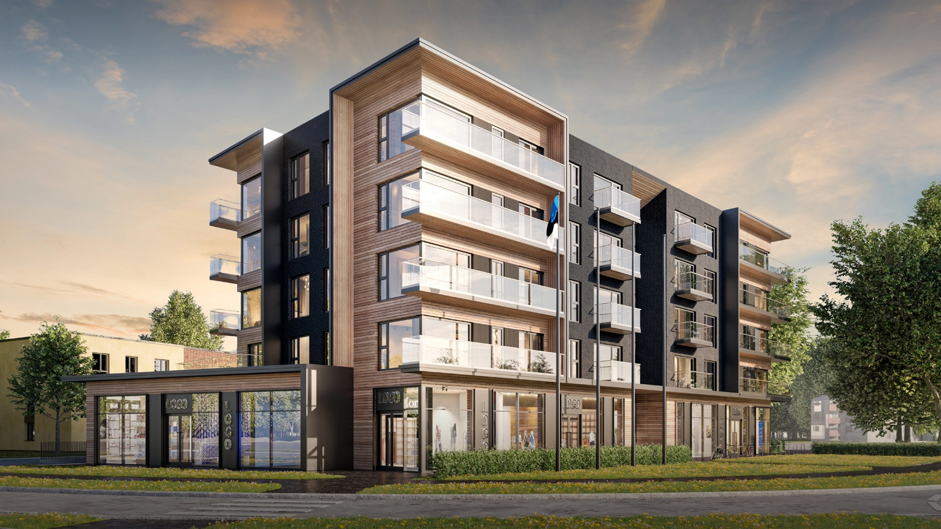 A Modern Smart Home Development in Saku: Tallinna 1 by Bisly
